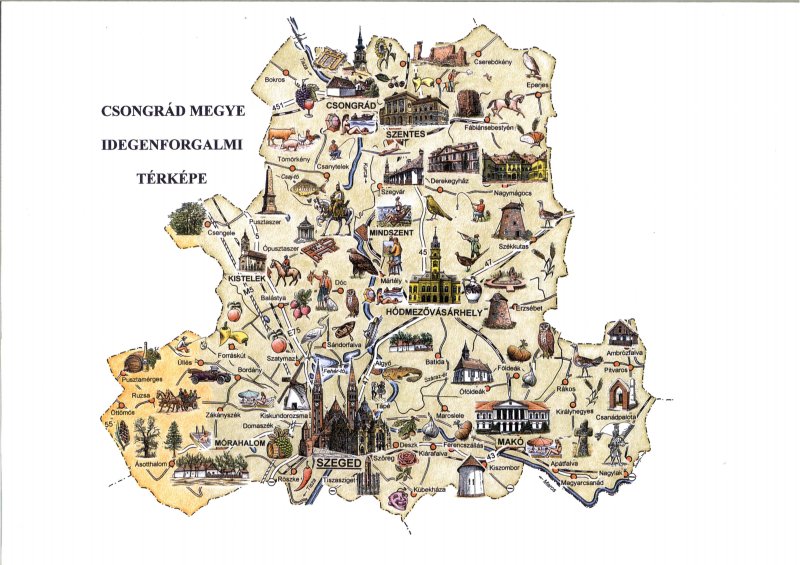 102 Csongrád megye turisztikai értékei