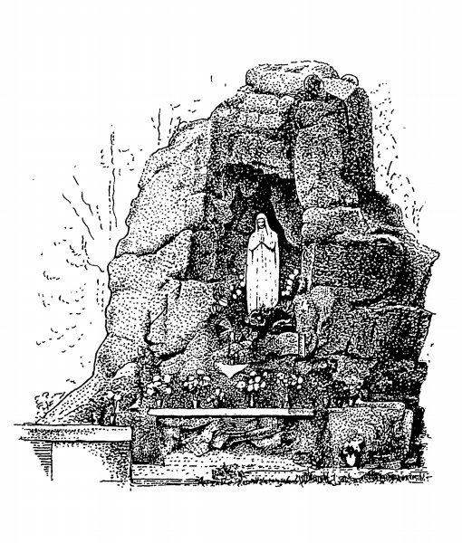 168 Lourdes-i barlangkápolna