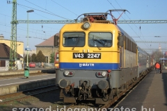 282 Intercity vonat a szegedi pályaudvaron